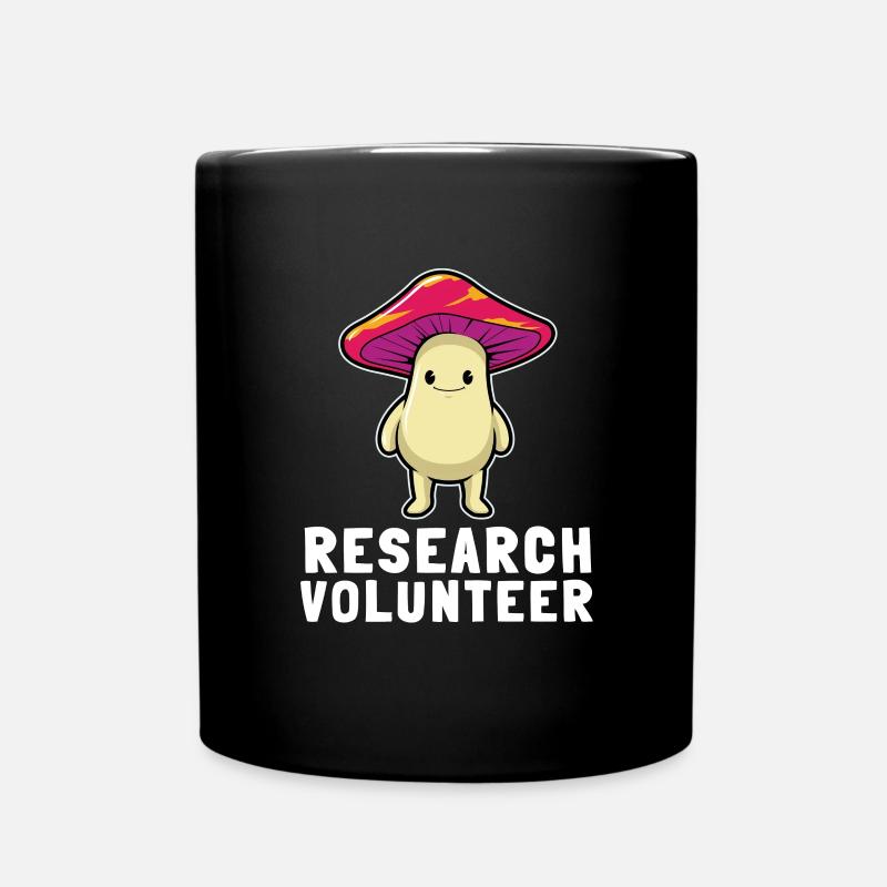 Psychedelic Research Volunteer - Full Colour Mug - black