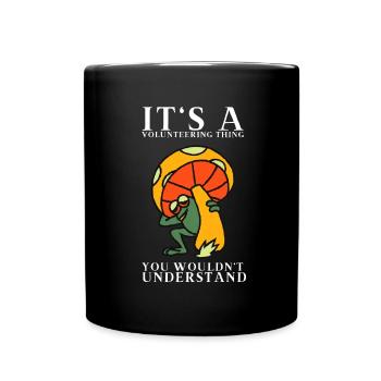 Psychedelic Research Volunteer - Tasse einfarbig - Schwarz - Vorne