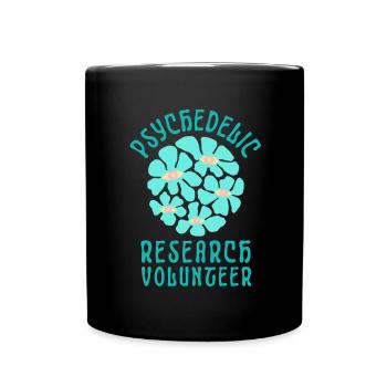 Psychedelic Research Volunteer - Tasse einfarbig - Schwarz - Vorne