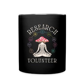 Psychedelic Research Volunteer - Tasse einfarbig - Schwarz - Vorne
