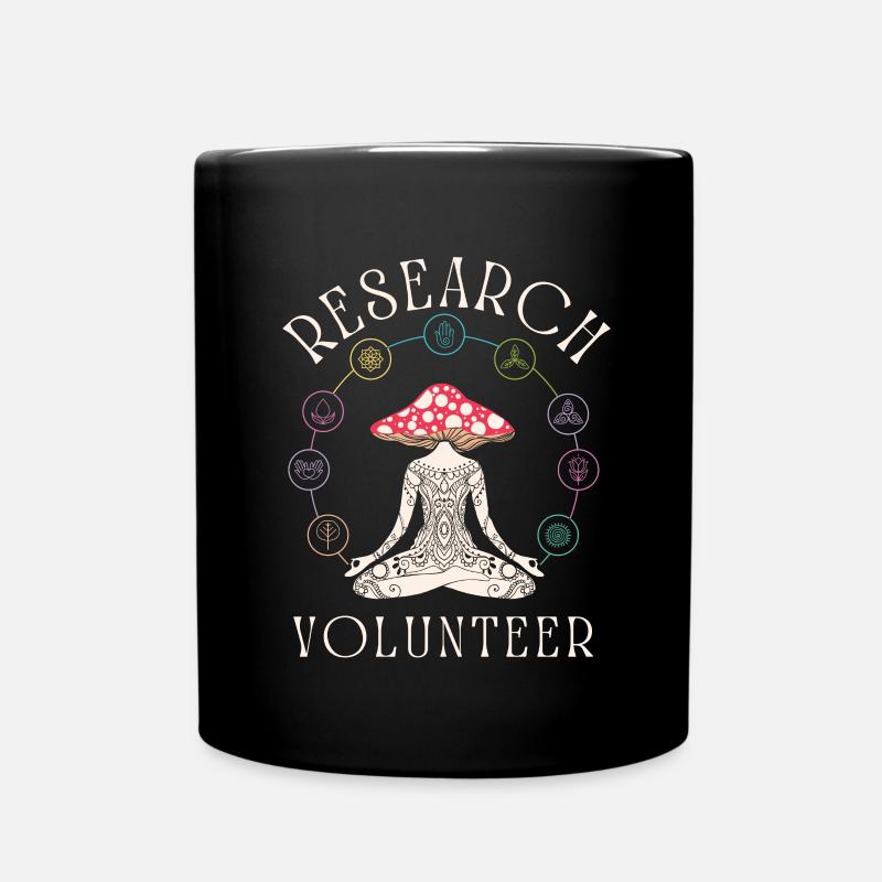 Psychedelic Research Volunteer - Tasse einfarbig - Schwarz
