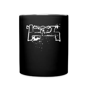 Lathe Turner Drecher - Full Colour Mug - black - Front