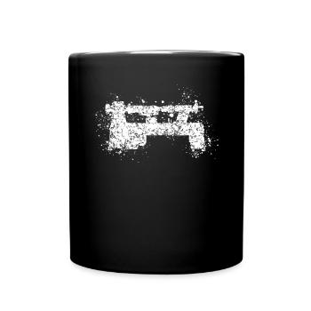 Woodturning Carpenter Turnery Drechsler - Full Colour Mug - black - Front