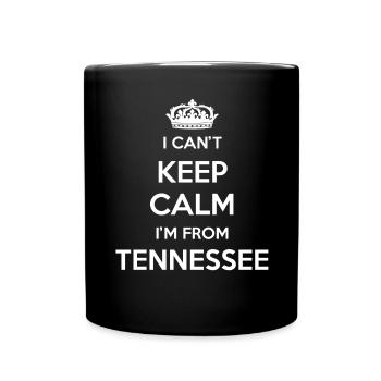 Ich Kann Nicht Ruhig Bleiben - Tennessee - Tasse einfarbig - Schwarz - Vorne