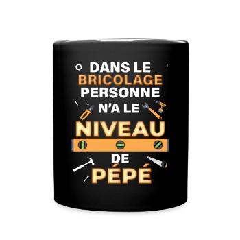 Mon Pépé Bricoleur Cadeau Drôle Grand-Père - Mug uni - noir - Devant