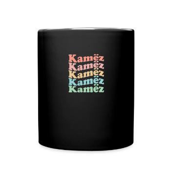 Vintage 70s Hippie Albania City - Retro Kamëz - Mug uni - noir - Devant