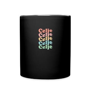 Vintage 70s Hippie Slovenia Town - Retro Celje - Mug uni - noir - Devant