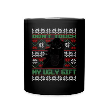 Ne touchez pas à Ugly Rappe Horse Rider Winter - Mug uni - noir - Devant