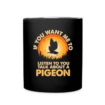 Écoutez parler de Animal Pigeon - Mug uni - noir - Devant
