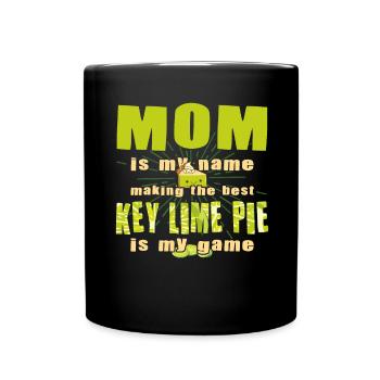 Funny Mother Lemon Cake Design - Full Colour Mug - black - Front
