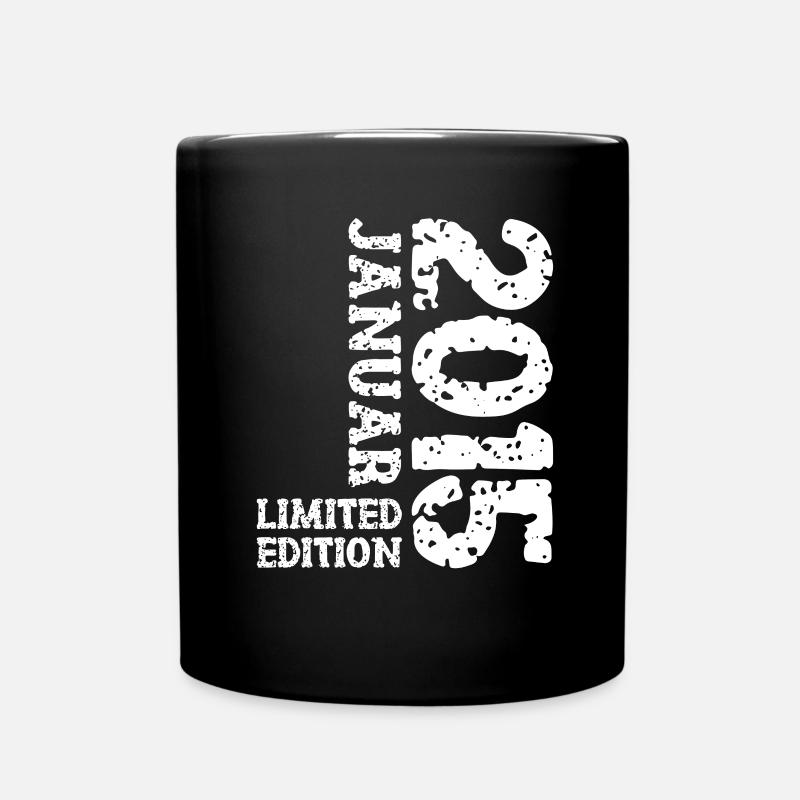 2015 Januar Limited Edition Geburtstag Geschenk - Tasse einfarbig - Schwarz