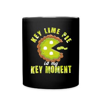 Funny Lemon Cake Design - Full Colour Mug - black - Front