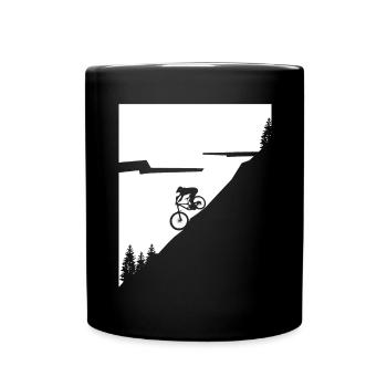 Mountain biking - (2) - Full Colour Mug - black - Front