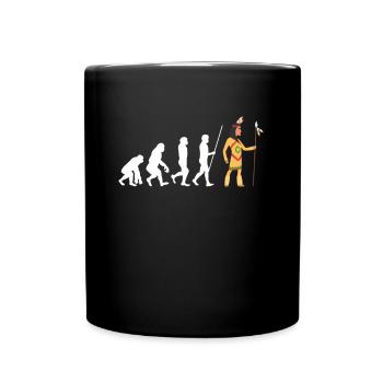 Native American Indian Abenaki - Tasse einfarbig - Schwarz - Vorne