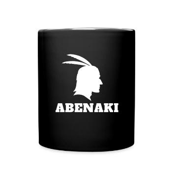 Native American Indian Abenaki - Tasse einfarbig - Schwarz - Vorne