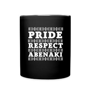 Native American Indian Abenaki - Tasse einfarbig - Schwarz - Vorne