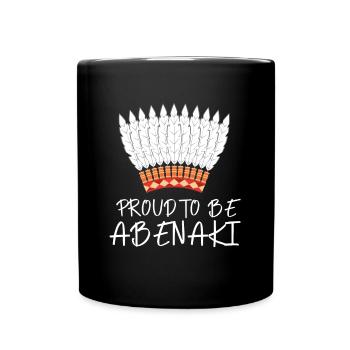 Native American Indian Abenaki - Tasse einfarbig - Schwarz - Vorne