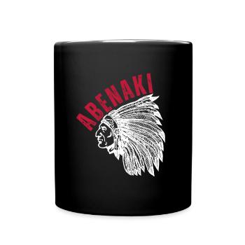 Native American Indian Abenaki - Tasse einfarbig - Schwarz - Vorne