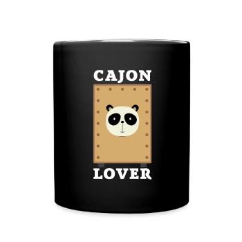 Cajon Box Drum Instrument Peruvian Cajon - Full Colour Mug - black - Front