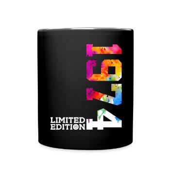 52ND BIRTHDAY LIMITED EDITION 1974 - Full Colour Mug - black - Front