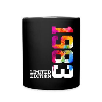 43RD BIRTHDAY LIMITED EDITION 1983 - Full Colour Mug - black - Front