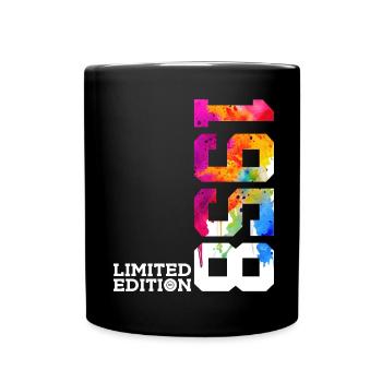 68TH BIRTHDAY LIMITED EDITION 1958 - Full Colour Mug - black - Front