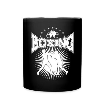 Boxe Boxeur Boxe Boxe Arts Martiaux Sports - Mug uni - noir - Devant