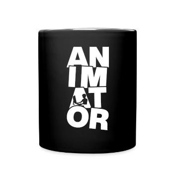 Animation profession job work - animator - Full Colour Mug - black - Front