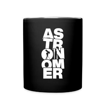 Profession d’astronome - astronome - Mug uni - noir - Devant