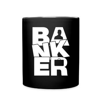 Banking Job Work - Banker - Full Colour Mug - black - Front