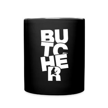 Boucherie Profession Travail - Boucherie - Mug uni - noir - Devant