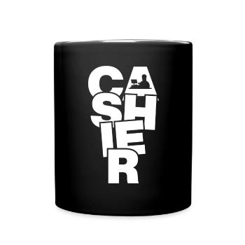 Beruf Job Arbeit - Kassierer - Tasse einfarbig - Schwarz - Vorne