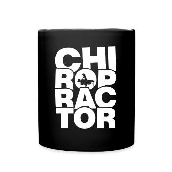 Profession Job Work - Chiropractor - Full Colour Mug - black - Front