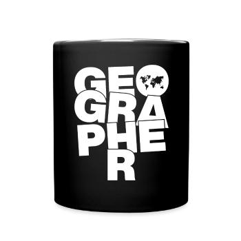 Profession Work - Geographer - Full Colour Mug - black - Front