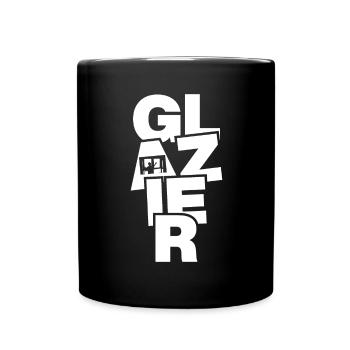 Profession Job Work - Glaser - Full Colour Mug - black - Front