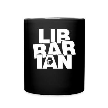 Travail de bibliothécaire - Bibliothécaire - Mug uni - noir - Devant