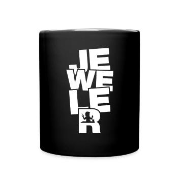 Beruf Job Arbeit - Juwelier - Tasse einfarbig - Schwarz - Vorne