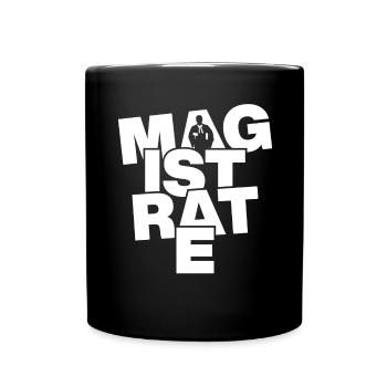 Travail professionnel - Magistrat - Mug uni - noir - Devant