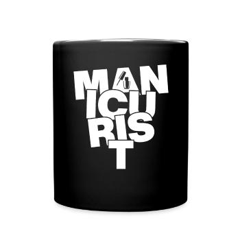 Travail professionnel - Manucure - Mug uni - noir - Devant