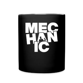 Professional Work - Mechanic - Full Colour Mug - black - Front