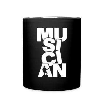 Music profession Job Work - Musician - Full Colour Mug - black - Front