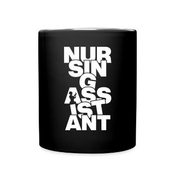 Professional work - Nurse's assistant - Full Colour Mug - black - Front