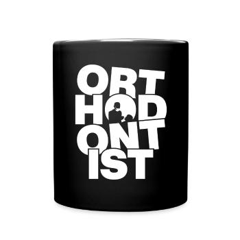 Orthodontic profession - Orthodontist - Full Colour Mug - black - Front