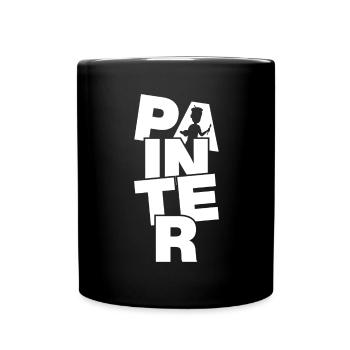 Malerei Beruf Job Arbeit - Maler - Tasse einfarbig - Schwarz - Vorne