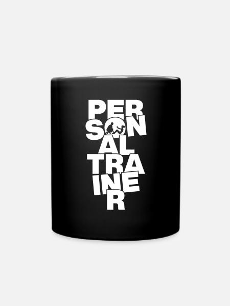 Berufsarbeitsarbeit - Personal Trainer - Tasse einfarbig - Schwarz