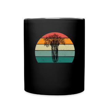 Jus de céleri végétalien végétarien végétarien biologique - Mug uni - noir - Devant