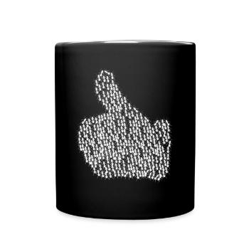 Ants thumbs up ant - Full Colour Mug - black - Front