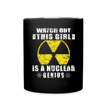 Kernkraft - Stolzer Nuklearingenieur - Tasse einfarbig - Schwarz - Vorne