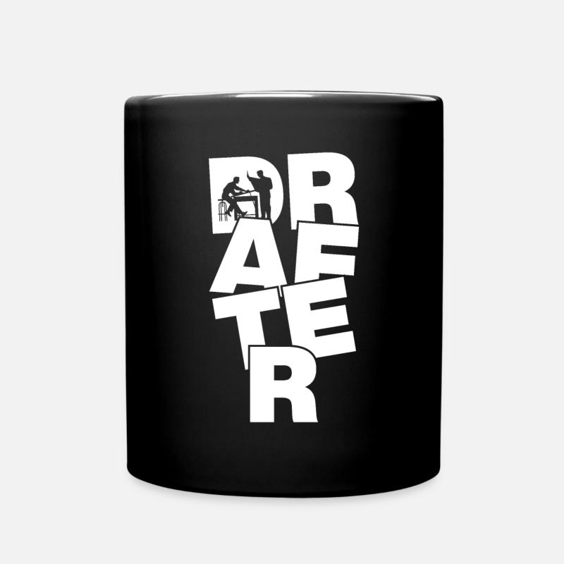 Zeichnen Beruf Job Arbeit - Zeichner - Tasse einfarbig - Schwarz