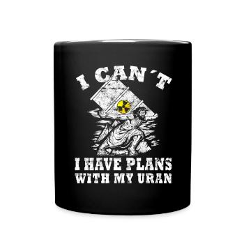 Nuclear Power - Proud Nuclear Engineer - Full Colour Mug - black - Front